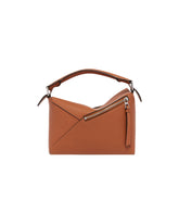 Brown Small Puzzle Bag | PDP | Antonia