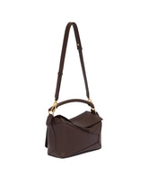 Brown Small Puzzle Edge Bag | PDP | Antonia
