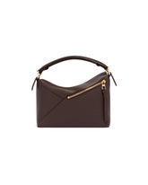 Brown Small Puzzle Edge Bag | PDP | Antonia