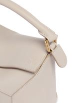 Beige Small Puzzle Edge Bag | PDP | Antonia
