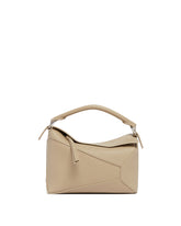 Brown Small Puzzle Edge Bag | PDP | Antonia