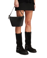 Black Hammock Hobo Mini Bag | PDP | Antonia