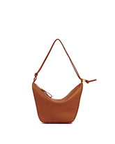 Beige Mini Hammock Hobo Bag | PDP | Antonia