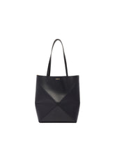 Black Medium Puzzle Fold Tote | All | Antonia
