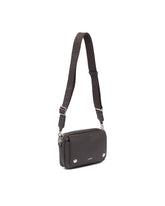 Gray Small Pebble Messenger Bag | PDP | Antonia