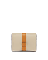Beige Leather Trifold Wallet | PDP | Antonia