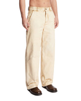 Beige Utility Cotton Pants | PDP | Antonia