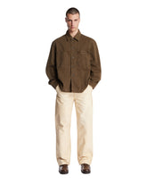 Beige Utility Cotton Pants | PDP | Antonia