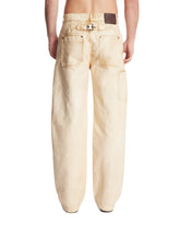 Beige Utility Cotton Pants | PDP | Antonia