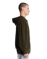 Green Anagram zip-up Hoodie | PDP | Antonia