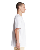 White Cotton Anagram Cat T-Shirt | PDP | Antonia