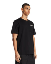 Black Cotton Logo T-Shirt | PDP | Antonia