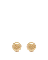 Anagram Gold Pebble Stud Earrings | PDP | Antonia