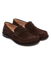 Brown Campo Suede Loafers | PDP | Antonia