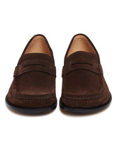 Mocassini Campo In Suede Marroni | PDP | Antonia