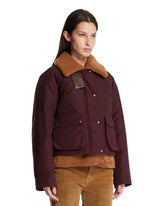 Burgundy Puffer Jacket | PDP | Antonia