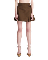 Green Pleated Mini Skirt | PDP | Antonia