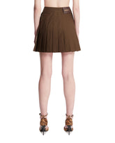 Green Pleated Mini Skirt | PDP | Antonia