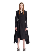 Blue Draped Cotton Dress | PDP | Antonia