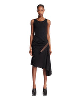 Black Stretch Cotton Tank Dress | PDP | Antonia
