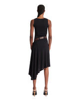 Black Stretch Cotton Tank Dress | PDP | Antonia