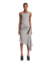 Gray Stretch Cotton Tank Dress | PDP | Antonia