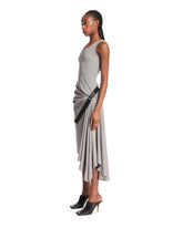 Gray Stretch Cotton Tank Dress | PDP | Antonia