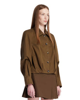 Green Cotton and Silk Jacket | PDP | Antonia