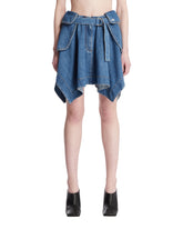 Minigonna Cargo In Denim Blu | PDP | Antonia