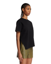 Black Asymmetric T-Shirt | PDP | Antonia
