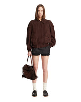 Brown Suede Jacket | PDP | Antonia