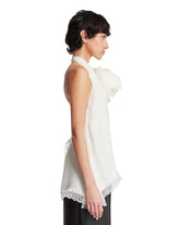 Silk Open-back Blouse | PDP | Antonia