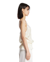 White V-Neck Lace Top | PDP | Antonia