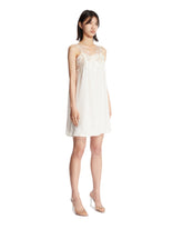 Slip Dress In Seta Bianco | PDP | Antonia