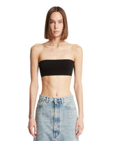 Black Strapless Bandeau Top | PDP | Antonia