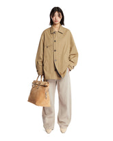 Beige Reversible Peacoat | PDP | Antonia