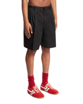 Black Tailored Cotton Shorts | PDP | Antonia