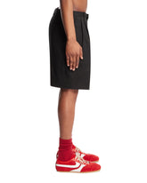 Black Tailored Cotton Shorts | PDP | Antonia