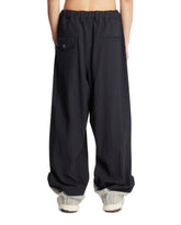 Blue Relaxed Cotton Pants | PDP | Antonia