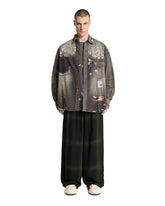 Black Denim Shirt with Embellishments | PDP | Antonia