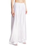 White Technical Fabric Wide-Leg Pants | PDP | Antonia