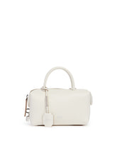 White Holdall Small Leather Bauletto Bag | All | Antonia