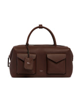 Brown Holdall Cargo Large Bauletto Bag | PDP | Antonia