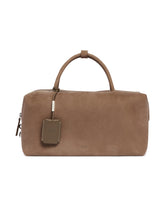 Beige Holdall Large Bauletto Bag | PDP | Antonia
