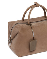 Beige Holdall Large Bauletto Bag | PDP | Antonia