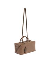 Beige Holdall Large Bauletto Bag | PDP | Antonia
