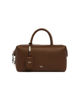 Borsa Bauletto Media Holdall In Pelle Marrone | PDP | Antonia