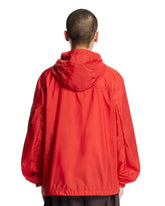 Red Etiache Waterproof Jacket | PDP | Antonia