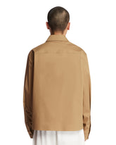 Beige Cotton Overshirt | PDP | Antonia