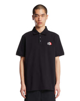 Blue Triple Patch Polo Shirt | PDP | Antonia